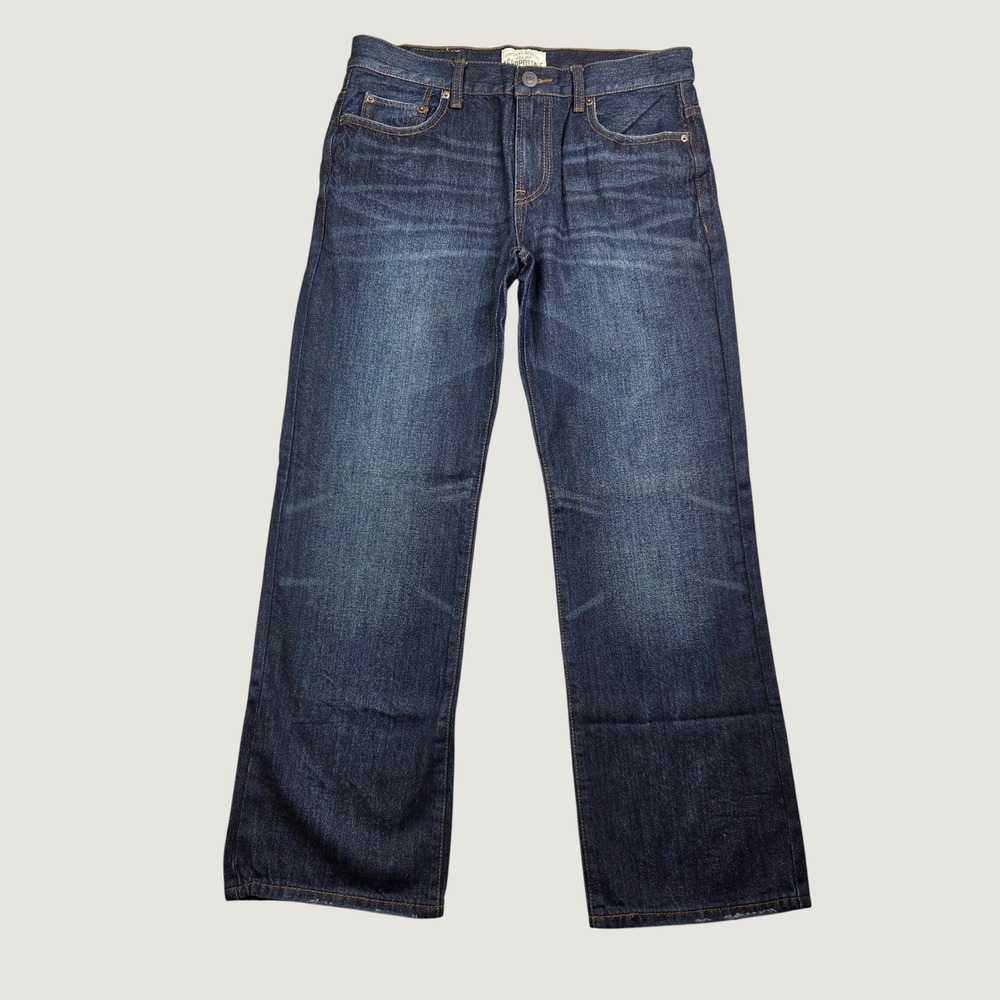 Aeropostale Benton Bootcut Jeans Mens 31x30 Dark Wash Blue Denim Rugged Skater